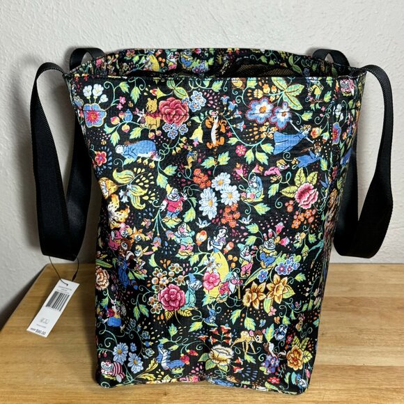 Vera Bradley Drawstring Family Tote in Disney Classics on the Green NWT Ripstop - Picture 8 of 12